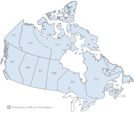 Canada Provider Map